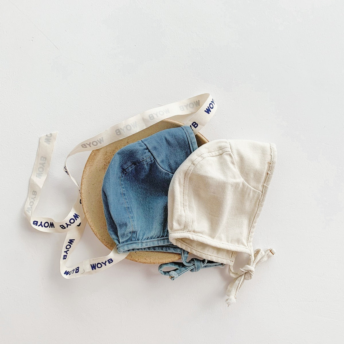 Denim Baby Romper with Matching Cap – Cute Unisex Outfit for Boys and Girls