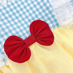 Fairy Tale Princess Baby Girls Romper with Matching Headband – Soft Cotton Outfit