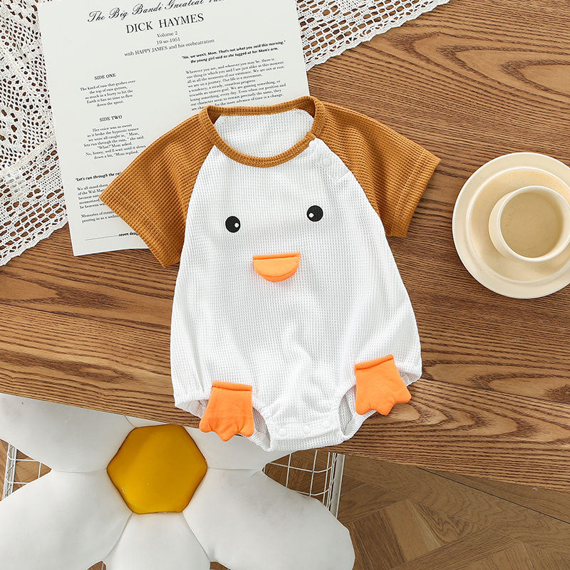 Duck Baby Boys and Girls Cotton Jumpsuit – Soft and Comfortable Infant Romper