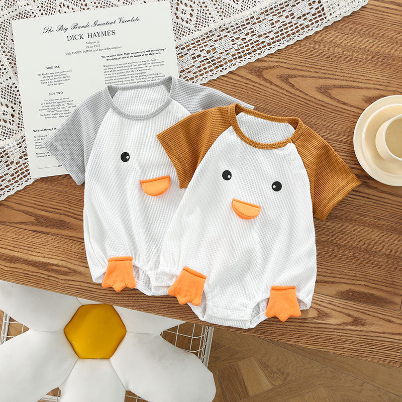Duck Baby Boys and Girls Cotton Jumpsuit – Soft and Comfortable Infant Romper