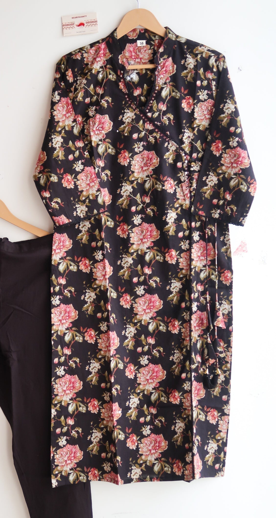 Dark Mystic Floral Affair Suit Set