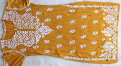 Safaa Mustard Yellow Long Modal