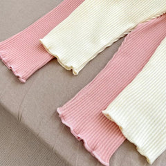 Elegant European Styled Girls Two Piece Set – Cotton Blend Top and Bottom Outfit