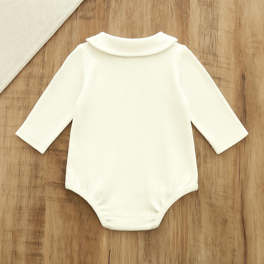 Estella Frill Baby Girls Cotton Romper with Matching Bucket Hat – Comfortable and Stylish Outfit