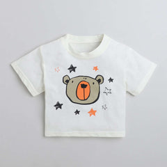 Everyday Fun Boys Cotton Blend Casual Outfit Set – Comfortable Top and Bottom