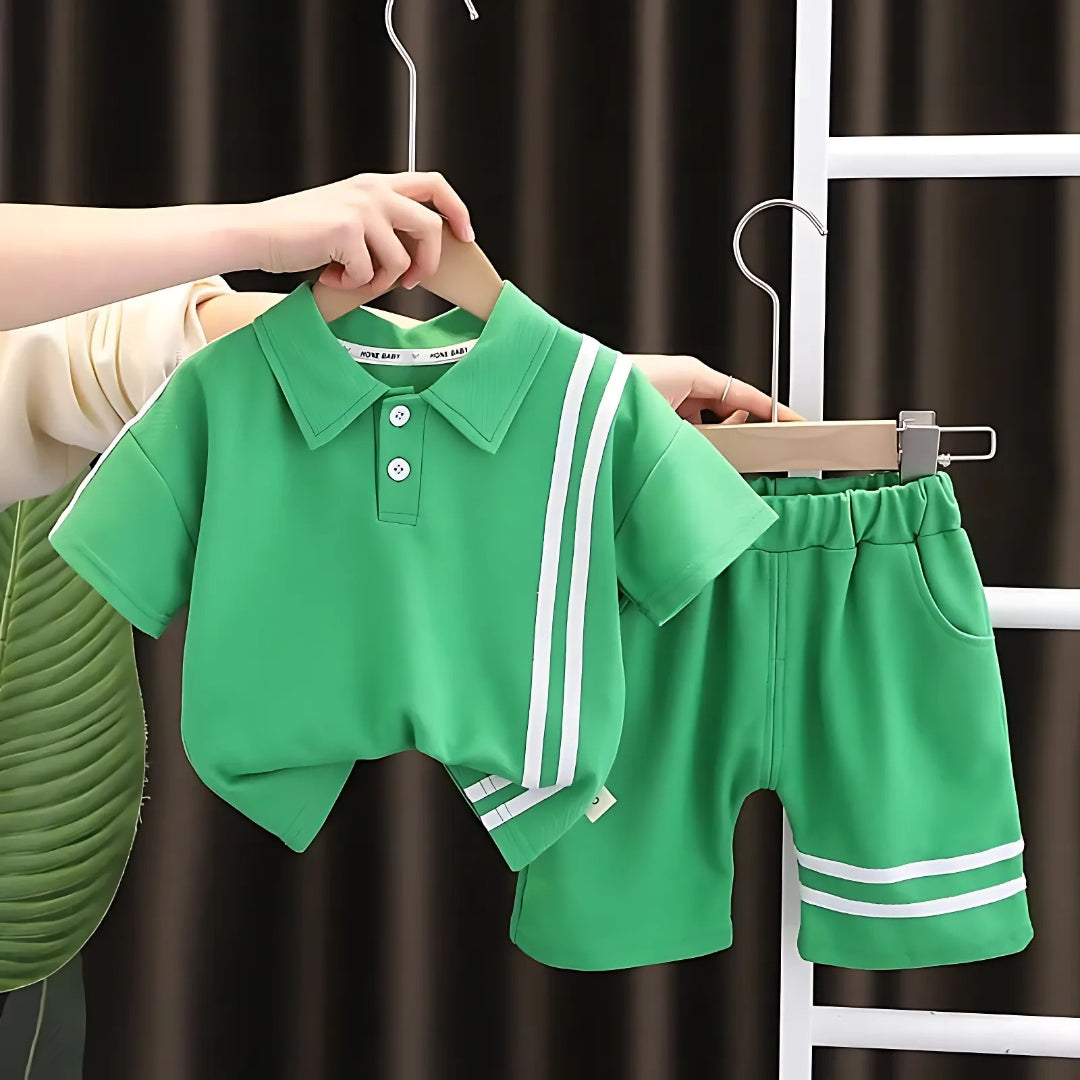Everyday Smart Boys Cotton Casual Outfit Set – Comfortable Top and Bottom