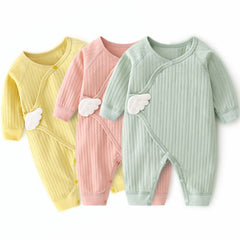 Fly Wing Baby Boys and Girls Cotton Romper – Soft One-Piece Outfit for Everyday Comfort