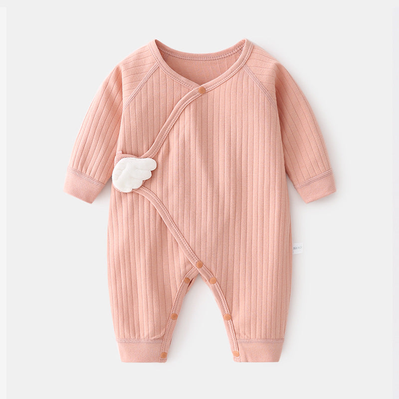 Fly Wing Baby Boys and Girls Cotton Romper – Soft One-Piece Outfit for Everyday Comfort