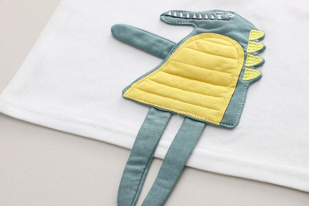 Funky 3D Crocodile Boys Clothing Set – Cotton T-Shirt and Shorts Outfit