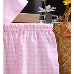 Girls Comfy Lounge T-Shirt and Shorts Set – Soft Casual Outfit for Toddlers and Kids
