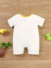 Chilling Dino Baby Romper for Boys and Girls – Soft Cotton Blend