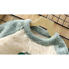 Green Dino Boys and Girls Plush Set – Cotton Blend Fleece Two-Piece Outfit
