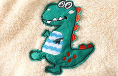 Green Dino Boys and Girls Plush Set – Cotton Blend Fleece Two-Piece Outfit