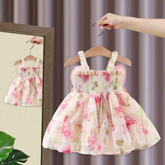Baby Girls Princess Dress with Fairy Wings – Soft Cotton Lined Outfit