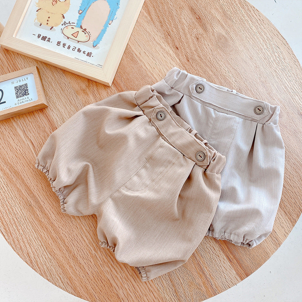 Handsome Baby Boys Shirt and Pant Set – Soft Cotton Two-Piece Outfit