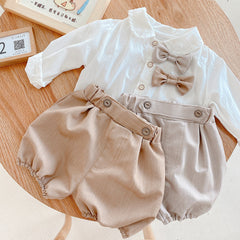 Handsome Baby Boys Shirt and Pant Set – Soft Cotton Two-Piece Outfit
