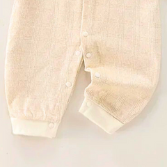 Happy Baby Boys and Girls Snuggle Bow Romper – Soft Cotton One-Piece Outfit