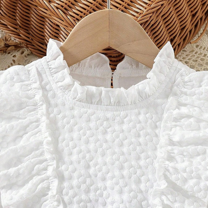 Hazel Girls Top and Skorts Set – Stylish Cotton Outfit for Kids