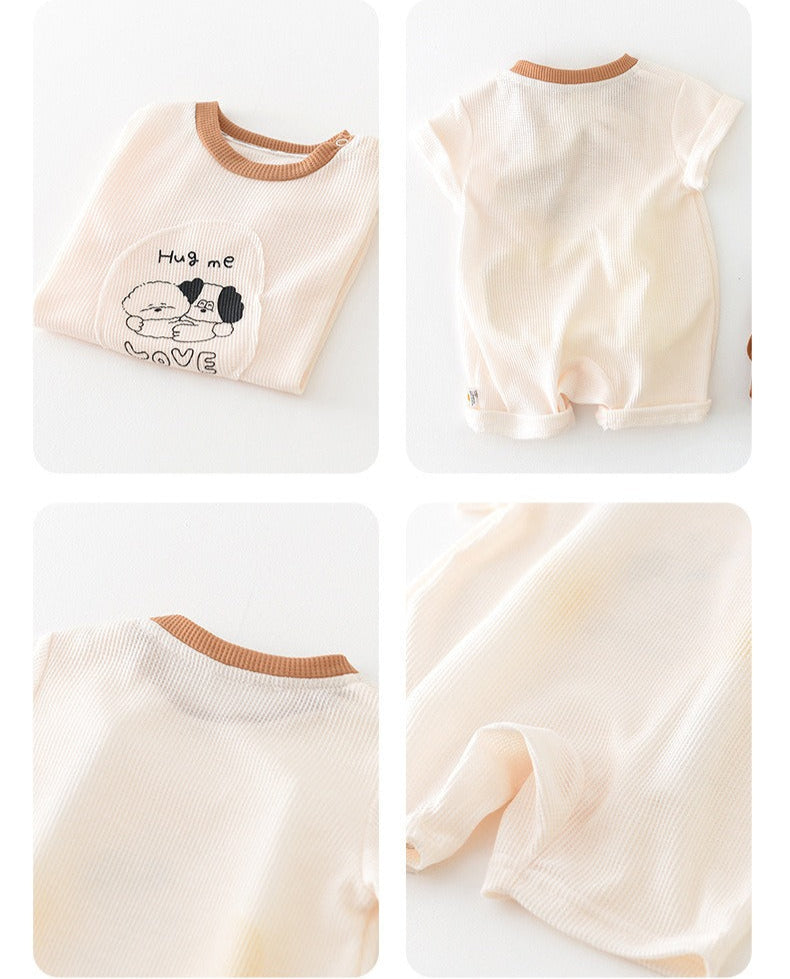 Hug Me Love Baby Boys and Girls Romper – Soft Cotton Unisex One-Piece Outfit