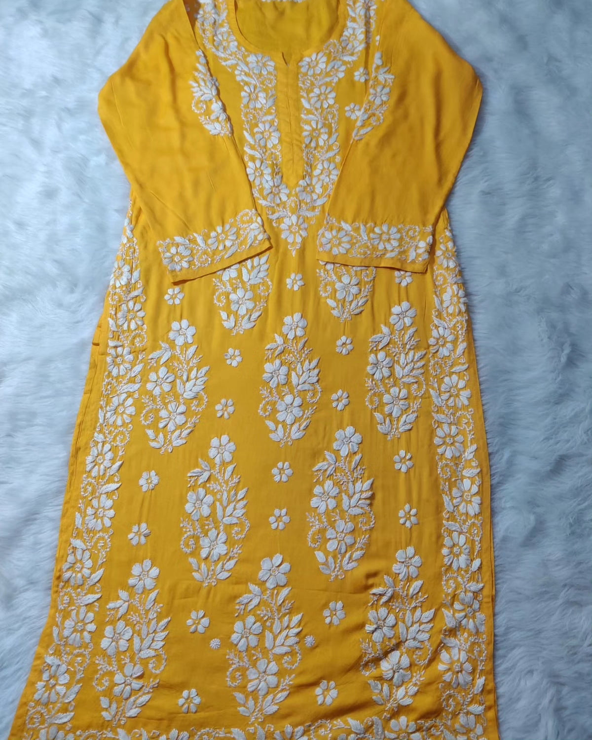 Noorie Premium Straight Chikankari Kurti