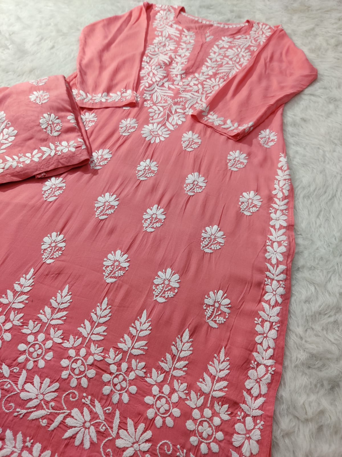 Saheli Modal Chikankari Kurti Sets