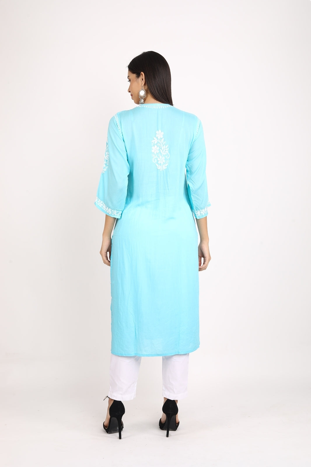 Bela Premium Chikankari Modal Kurti