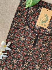 "Sudha" Ajrakh Hand Block Printed Cotton kurta