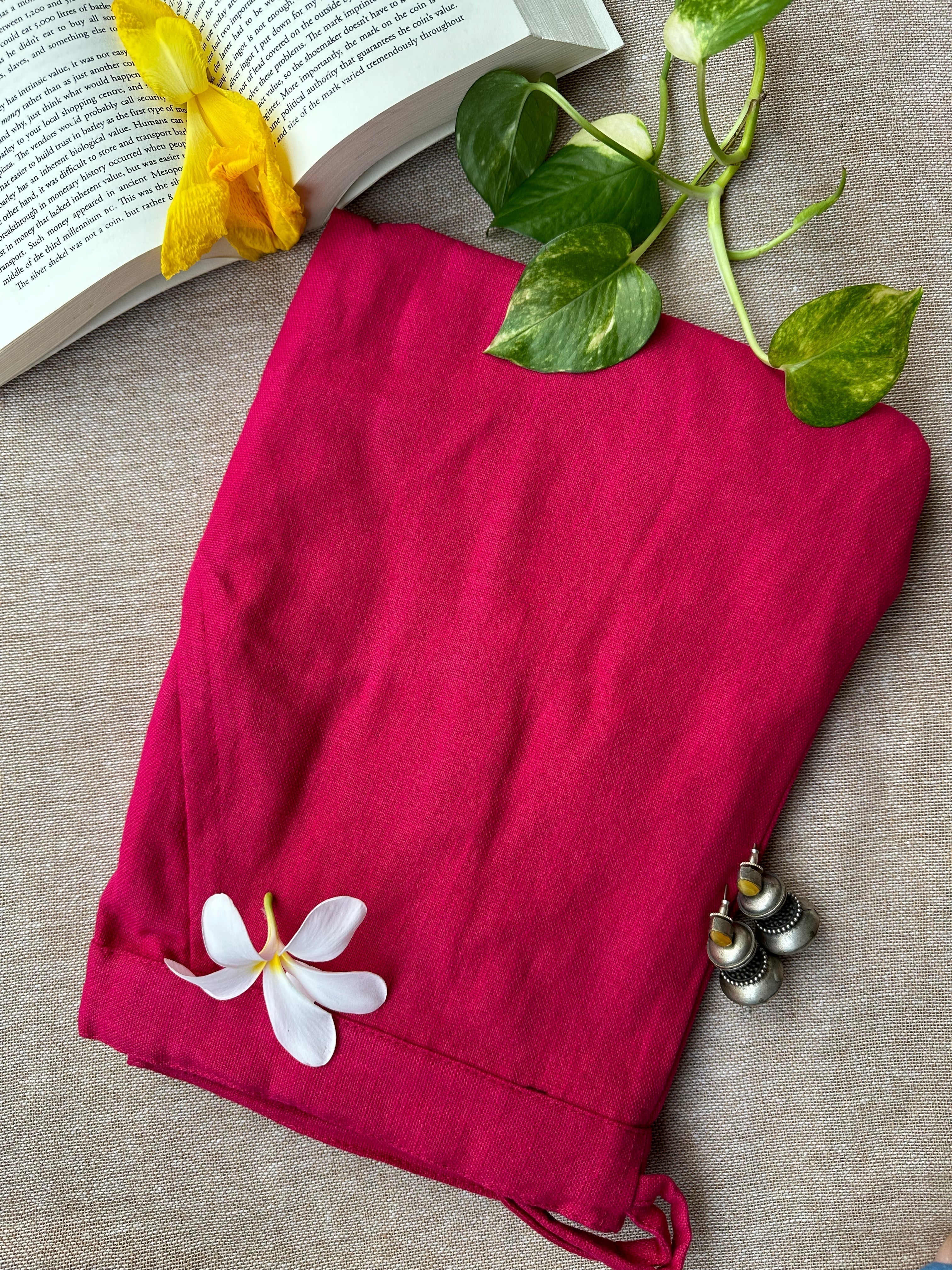 Slub cotton Straight Pants