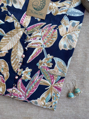 Aashi Floral Hand Block Printed Cotton kurta