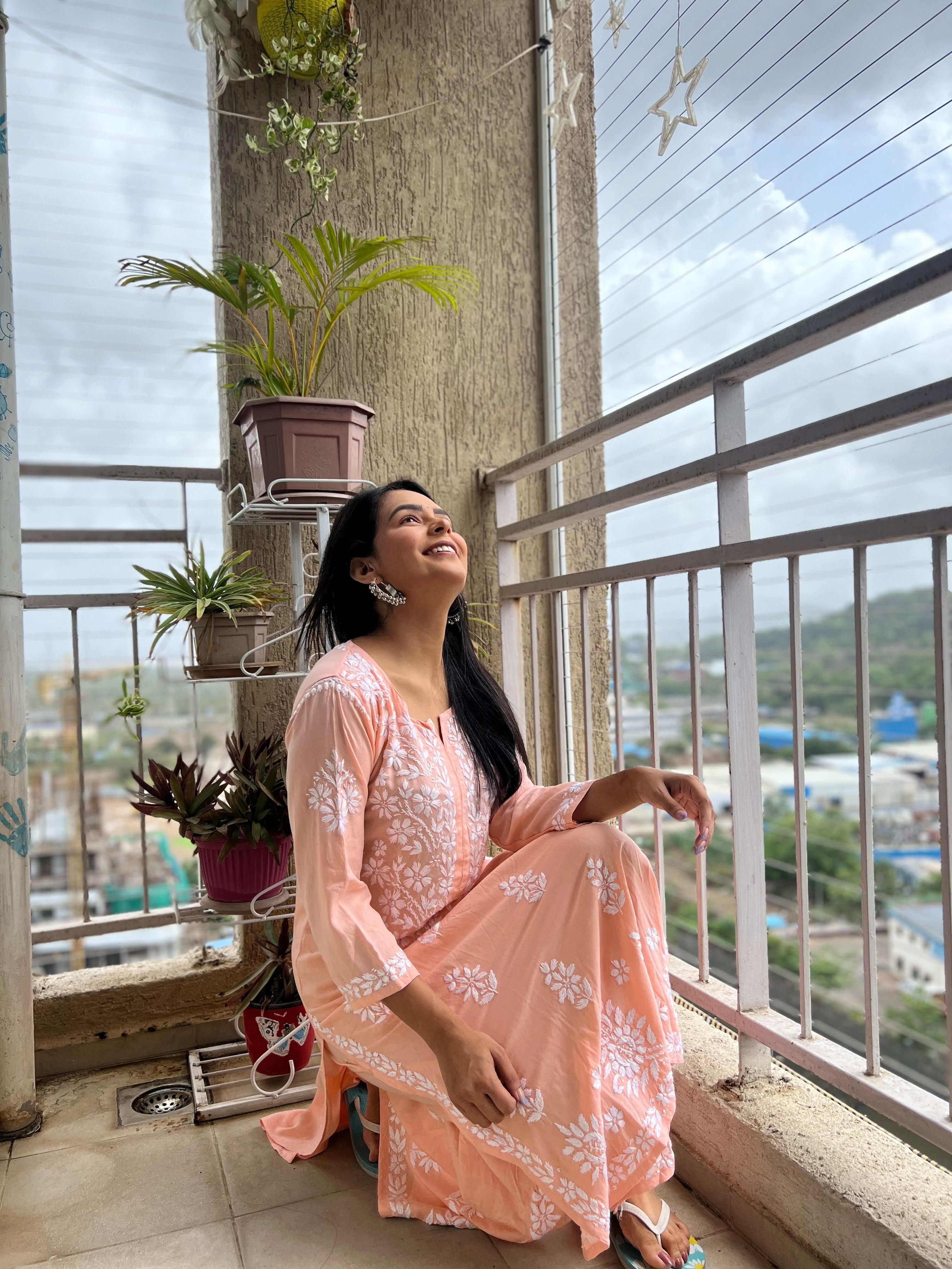 Sonal Chikankari Modal Co-ord Set