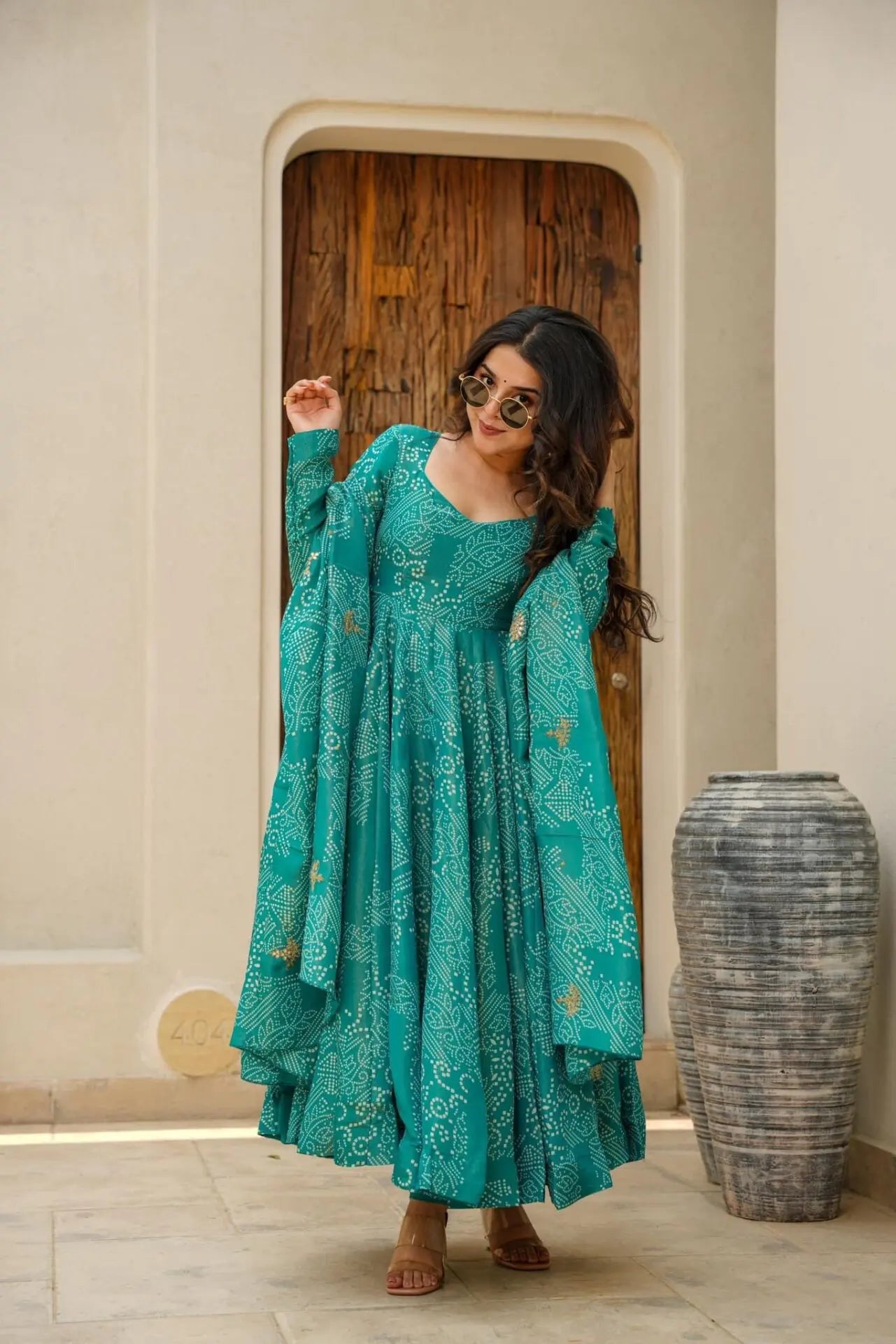 Elegant Maslin Kurta Set with Dupatta & Cotton Pants