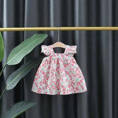 Infinity Bow Girls Cotton Dress – Comfortable Party and Casual Wear