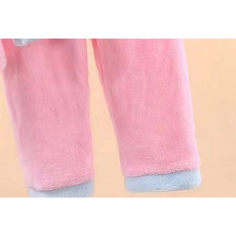 Kitty Cute Girls Comfy Plush Set – Soft Cotton Blend Two-Piece Loungewear Outfit