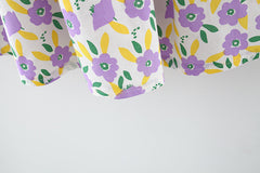 Baby Girls Lavender Dress with Bow and Hat – Soft Cotton Outfit
