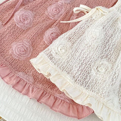 Layla 2-in-1 Baby Girls Romper and Dress Set – Soft Cotton Blend Outfit