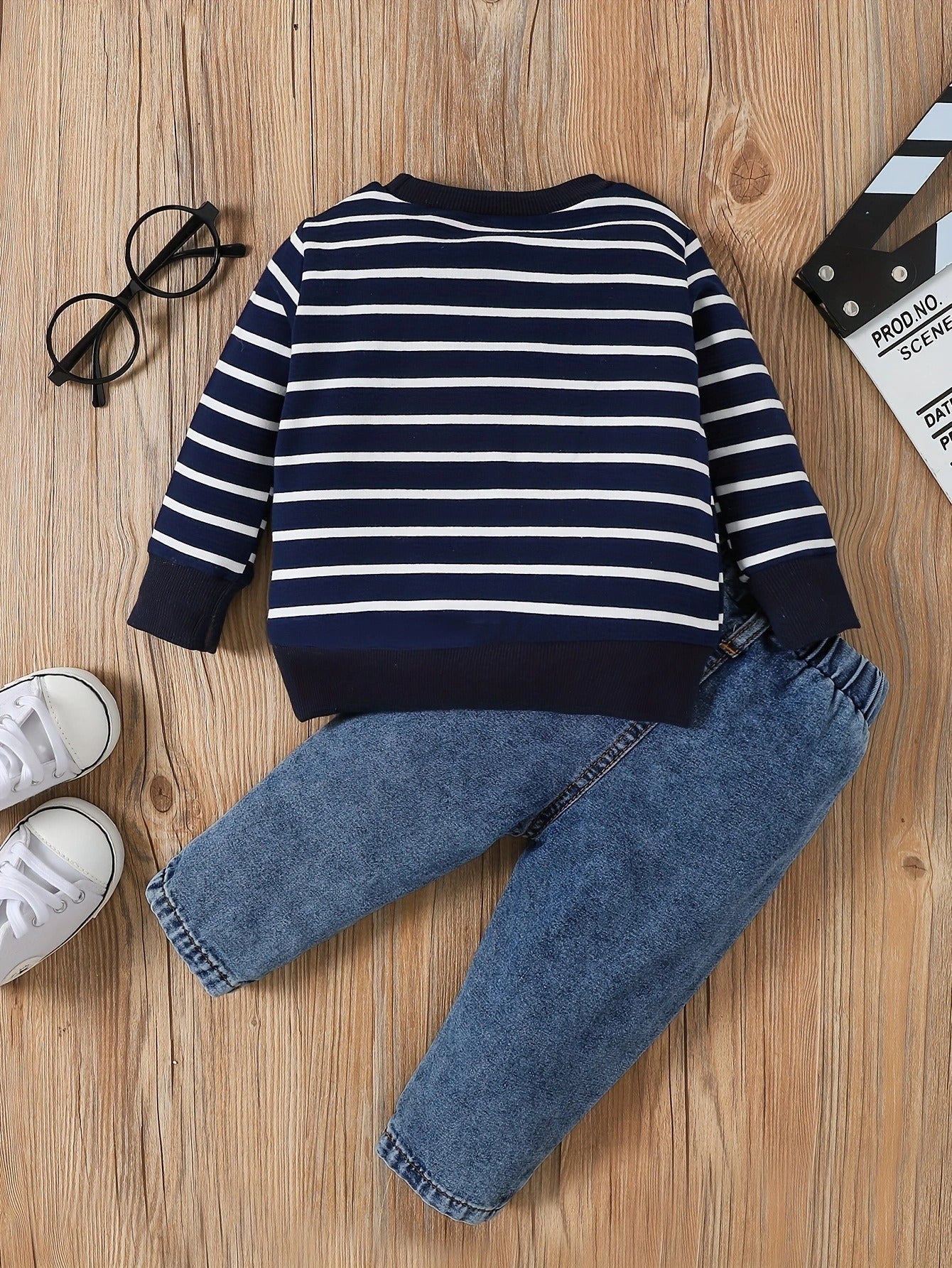 Lil Elephant Boys T-Shirt and Denim Set – Soft Cotton Blend Casual Outfit