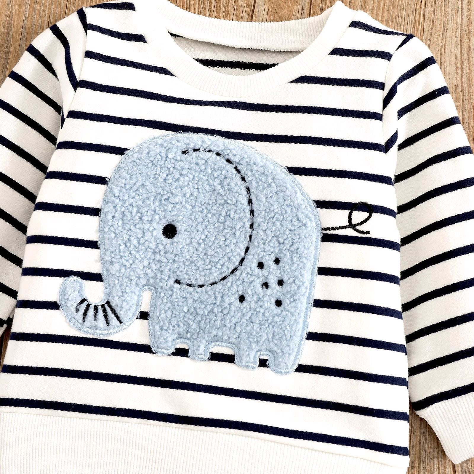 Lil Elephant Boys T-Shirt and Denim Set – Soft Cotton Blend Casual Outfit