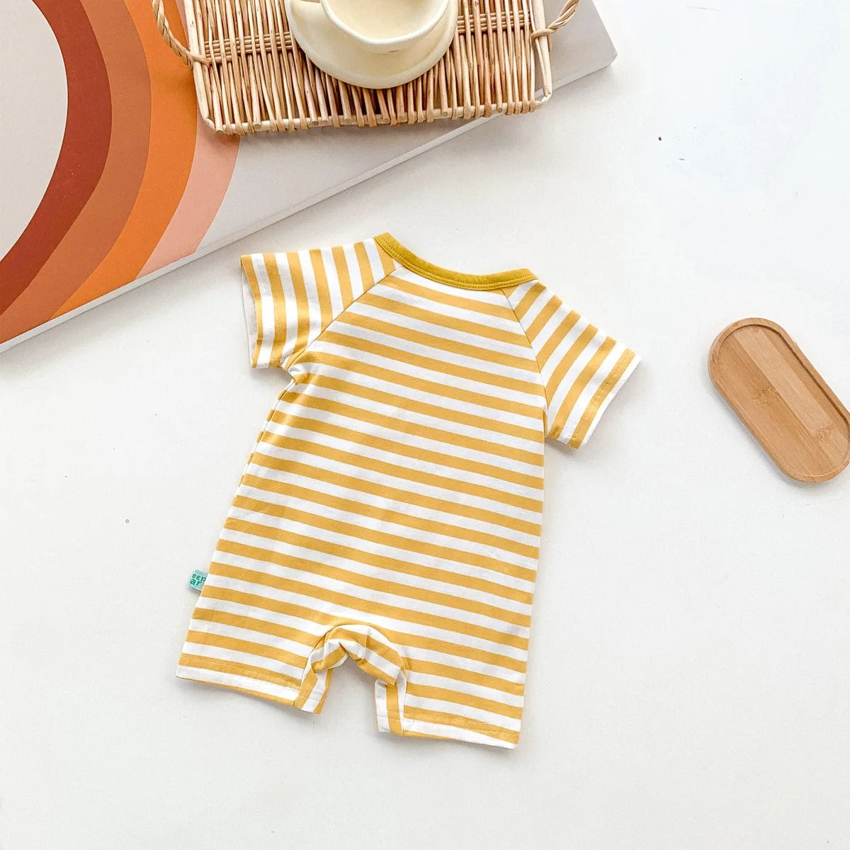 Little Baby Unisex Bright Romper – Soft Cotton One-Piece Outfit for Boys and Girls