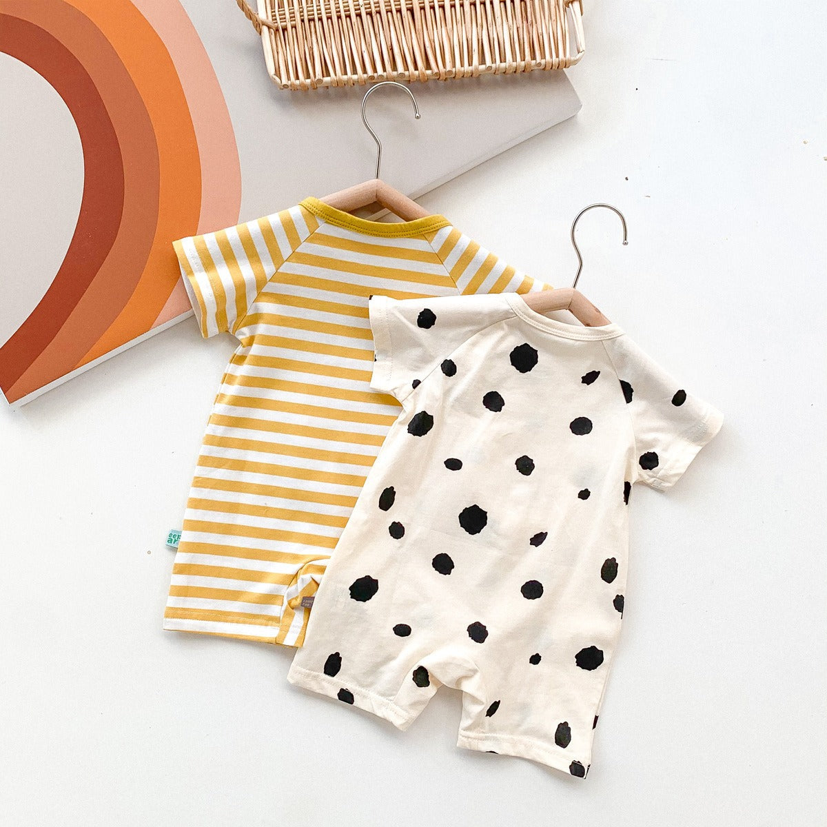 Little Baby Unisex Bright Romper – Soft Cotton One-Piece Outfit for Boys and Girls