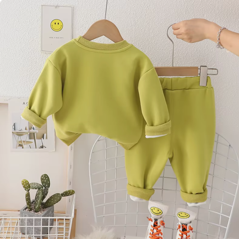 Little Boys Adventure Cotton Blend Outfit Set – Comfortable and Stylish Two-Piece Clothing
