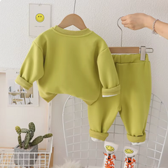 Little Boys Adventure Cotton Blend Outfit Set – Comfortable and Stylish Two-Piece Clothing