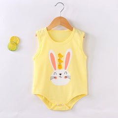 Little Bunny Unisex Baby Romper – Soft Cotton Blend One-Piece Outfit for Boys and Girls