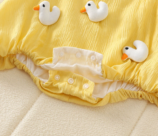 Little Frill Love Baby Girls Cotton Blend Romper – Soft and Stylish One-Piece Outfit