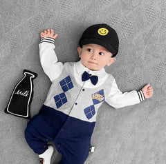 London Vibes Baby Boys Cotton Romper – Soft and Stylish Infant Jumpsuit for Everyday Wear