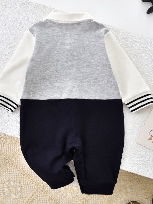 London Vibes Baby Boys Cotton Romper – Soft and Stylish Infant Jumpsuit for Everyday Wear