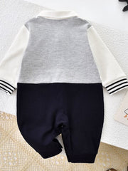 London Vibes Baby Boys Cotton Romper – Soft and Stylish Infant Jumpsuit for Everyday Wear