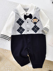London Vibes Baby Boys Cotton Romper – Soft and Stylish Infant Jumpsuit for Everyday Wear