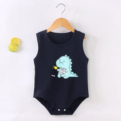 Little Dino Unisex Baby Cotton Blend Romper – Soft and Comfortable One-Piece Outfit