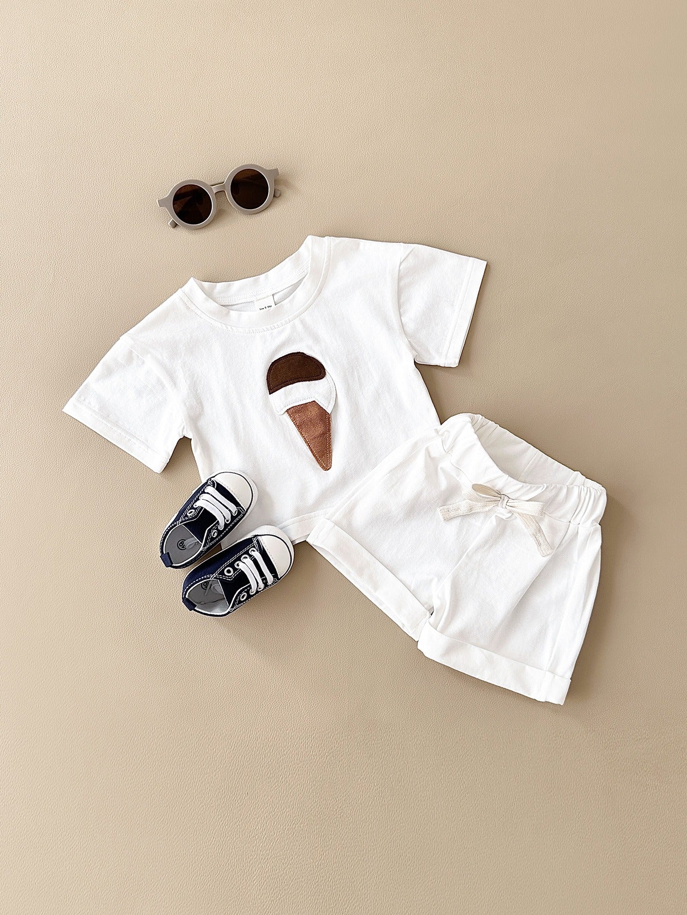 Little Scoops Boys and Girls Cotton Co-ord Set – Comfortable Two-Piece Outfit for Toddlers and Kids