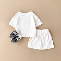 Little Scoops Boys and Girls Cotton Co-ord Set – Comfortable Two-Piece Outfit for Toddlers and Kids